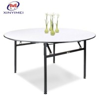 More Style Wedding Restaurant Hotel Banquet Round PVC Folding Dining Table (XYM-T01)