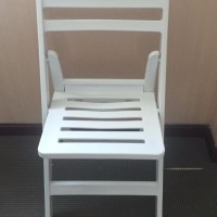 New Design Slat Back Resin Folding Chair for Events