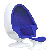 Living Room Furniture Lee West Stereo Alpha Egg Pod Chair with Speaker