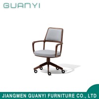 2020 Modern New Wooden with Wheel Office Chair