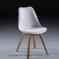PP Chair with PU Cushion and Wooden Frame Tulip