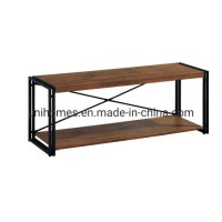 Long TV Stand with Metal Frame for Living Room
