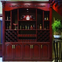 European Home Furniture Solid Wood Wine Cabinet/Wine Rack (YH-WC2001)