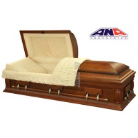 Ana New Products Solid Oak Wooden Casket Model H0039
