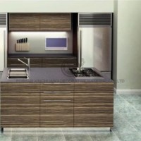 High Glossy UV Wooden Kitchen Furniture (FY25475)