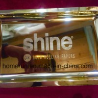 Most Popular Shine 24K Real Gold Rolling Tray