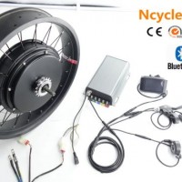 New Design Waterproof 72V 5000W QS Fat Tire E-Bike Kit with 24 Mosfets 100A Sabvoton Controller