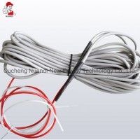 220V Living Room PVC Silicon Floor Electrical Heating Cable with Thermostats