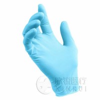 Medical Supply Disposable Blue Examination Nitrile Glove Powder Free