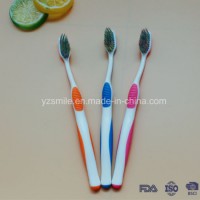 High Quality OEM Logo Adult Tooth Brush with Color PBT