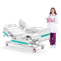 Y8y8c ABS Clinic Metal Adjustable Luxury Medical Electric ICU Patient Clinic Bed for Hospital Equipm