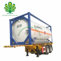 20FT 40FT Cryogenic ISO Storage Tank Container Semi Trailer