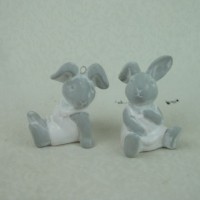 Home Decor Figurine Ceramic Rabbit Decoration