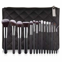15 PCS Makeup Brush Set Premium Synthetic for Cosmetic Foundation Blending Blush Powder Blush Concea