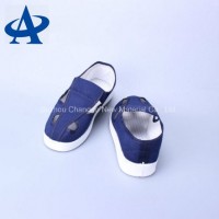 4 Holes ESD Blue Safety Shoes
