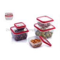 Plastic BPA Free Airtight Kitchen Use Food Container Lunch Box with Lids