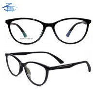 Black Color Eyeglass Frame for Men with Full Frame Tr90 Material