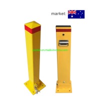 Australian Type Foldable Car Position Steel Manual Parking Bollard Lock