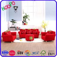 Strawberry Living Room Children Sofa and Chair with Pillows (SXBB-281- 4)