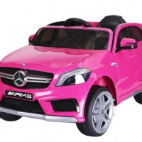 Licensed Mercedes A45 12V Ride on Electric Car with Remote - Pink