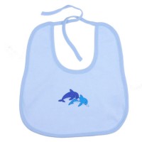 Newest Design Embroidered Knit Pattern Baby Infant Bibs