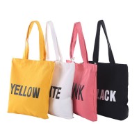 Canvas Tote Bag  Promotional Full Color Printed Customize Wholesale Fashion Advertise Cotton Muslin