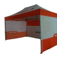 Folding Tent with Polyester Canopy Heat Transfer Printing