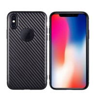 New Products TPU Carbon Fiber Soft Mobile Phone Case for iPhone X for iPhone 6 7 8 Plus Mobile Phone