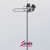 Senfa Steel Material Light  LED Flood Lightpole Custom Stadium High Pole Light