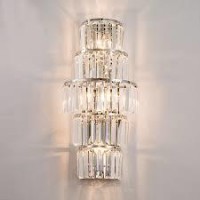 Wall Lamp 1122 for Outdoor or Indoor Decoration  Made of Crystal and Iron