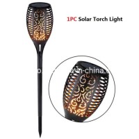 96/72/51/33/24 LED Solar Garden Flickering Flame Torch Lamp (RS127)