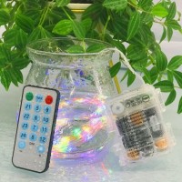 Voice Control LED Fairy String Light Battery Operated with Remote Control Music Christmas String Lig