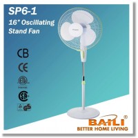 Baili 16" Oscillating Stand Fan with Round Base