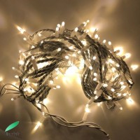Waterproof IP68 Rating LED Fairy String Light with Rubber Cable for Garden Patio