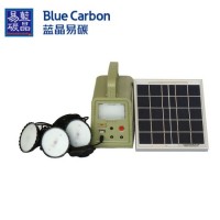 USB Output Portable Emergency Solar Home Lighting Kit for Wholesale with 5W Solar Panel
