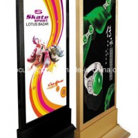 Free Standing Double Sided Portable LED Light Box Display for Exhibition