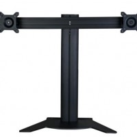 Desktop LCD Mount with Dual Monitor 10-32" (LCD 0002B)