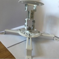 White Powder Coated Projector Ceiling Mount