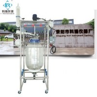 China Factory Price Lab Industrial Jacketed Glass Reactor 100L 150L 200L