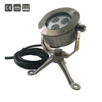 3X3w IP68 LED Underwater Projector Lamp with Base