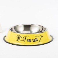 Shinny Surface Stackable Non-Slip Stainless Steel Dog Cat Bowl