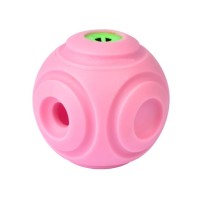 Global First Launch-Interactive Sound Dog Toys Ball and Treat Dispensing-Squeaking Rolling Treat Bal