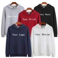 Factory Outlet Custom High Quality Unisex Hoodies Printing Embroidery 100% Cotton Hoodie with Fast S