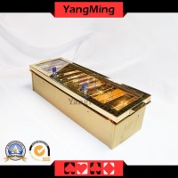 Gambling Casino Chips Double-Layer Metal 304 Stainless Chip Tray Professional Charge Taiwan Double L