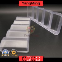 Casino Clay Poker Chip Dedicated Transparent Acrylic Scrub Chips Case Free Combination (YM-CT12)