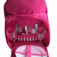2 Persons Picnic Backpack Picnic Backpack with Dinnerware