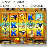 Faraon Casino Gambling Video Arcade Slot Game Machine