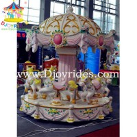 Merry Go Round Kiddie Rides  Amusement Park Carousel Horses  Amusement Electric Carousel for Kids
