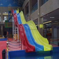 Cowboy Attractive Colourful Rainbow Slide for Water Park Use