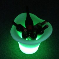 LED Illuminated Furniture Champagne Ice Bucket for Party/Event